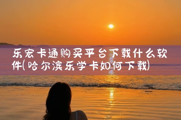 乐宏卡通购买平台下载什么软件